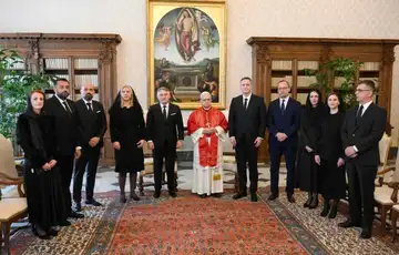 Zeljko Komsic Zeljka Cvijanovic Denis Becirovic papa Lav