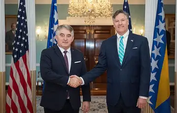 Zeljko Komsic i Christopher Landau