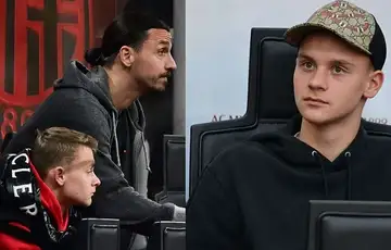 Zlatan Ibrahimovic sa sinom