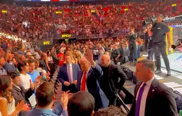 Donald trump ufc borba