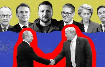 Evropski lideri zelenski putin trump