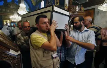 Gaza crkva sahrana reuters main