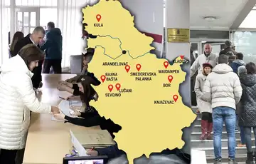 Izbori srbija  Lokalni izbori u 10 općina
