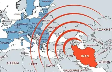Mapa dometa iranskih raketa