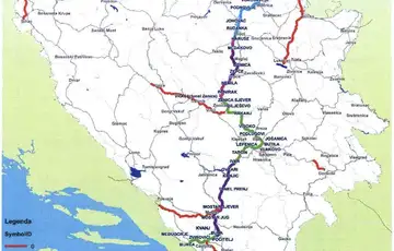 Mapa koridor 5c Bi H dionice autoputa copy