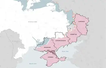 Rat u Ukrajini karta