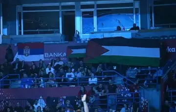 Vaterpolo zastava palestine utakmica u beogradu pixsell 1 690x480