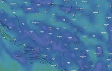 Vremenska prognoza minusi