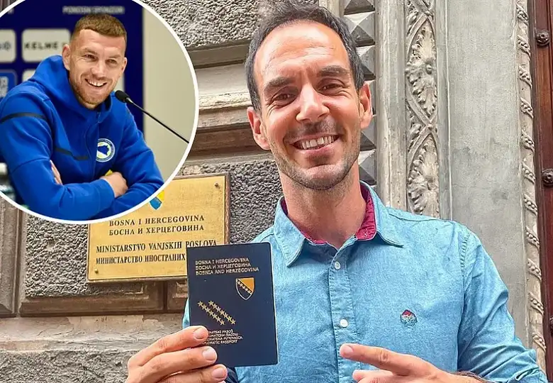 Edin Dzeko Robert Dacesin