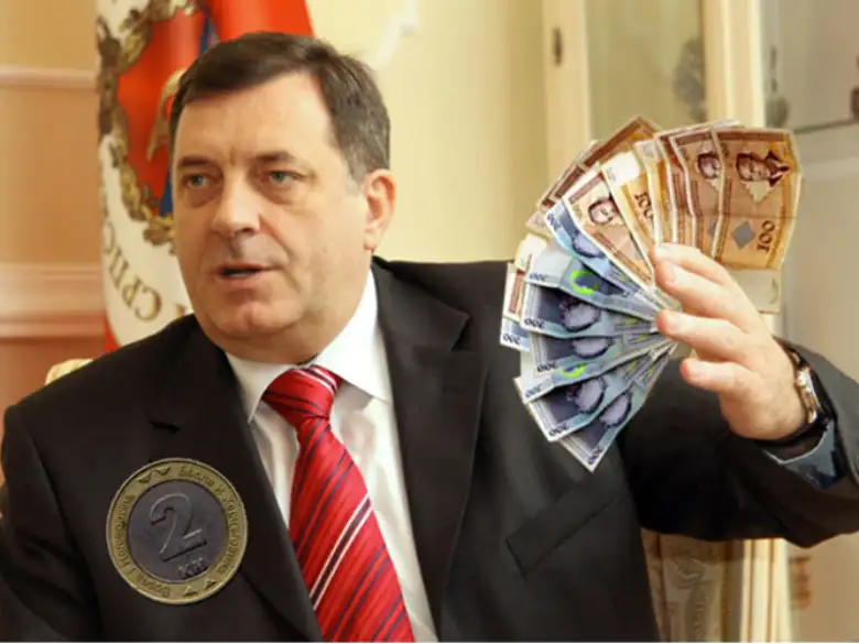 Milorad Dodik novac