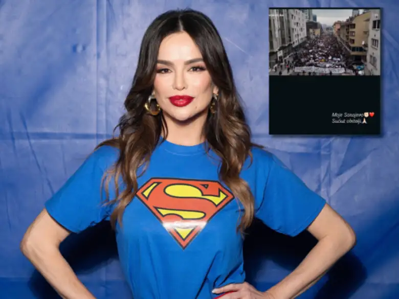 Severina podrzala mladost na protestima sarajevo se budi se