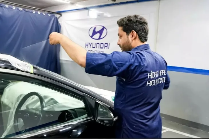 Hyundai folija za vucinu foto oni