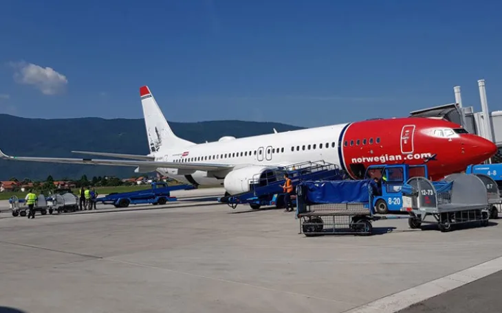 Avion Norwegianair sarajevo