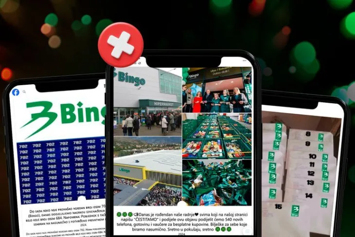 bingo Lažna Facebook stranica