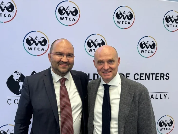 Robin van Puyenbroeck (Executive Director, Business Development, WTCA) i Edin Sefo (CEO, MDC doo Sarajevo)
