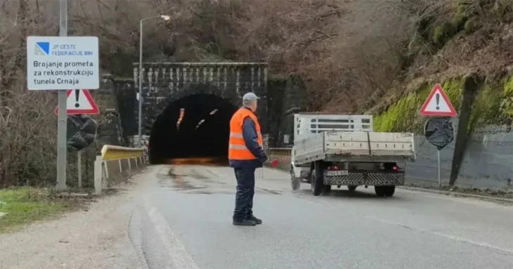 Radovi na tunelu Crnaja