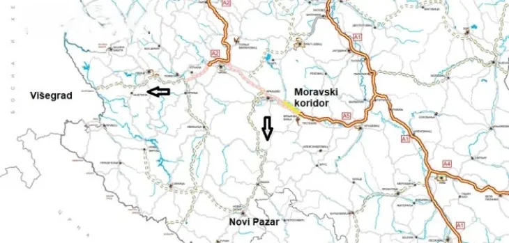 Autoput Visegrad Novi Pazar etto