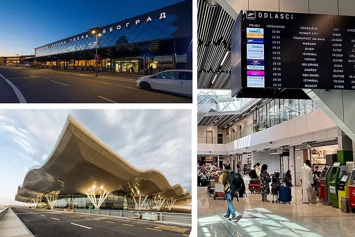 Aerodromi u Beograd Zagrebu i Sarajevu