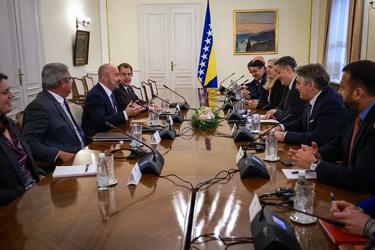 Juzna interkonekcija John Ginkel rukovodstvo americke kompanije AAFS na sastanak u Predsjednistvo Bi H