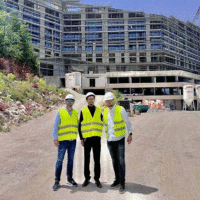 Berin Alagić i Armin Talić (Roof Gardens) sa Joseom Parejom Gomezom (Zaha Hadid Architects)