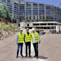 Berin Alagić i Armin Talić (Roof Gardens) sa Joseom Parejom Gomezom (Zaha Hadid Architects)