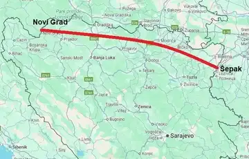 Istočna  interkonekcija Gasovod Sepak Novi Grad etto ba