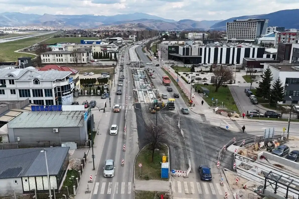Zavrsena kljucna raskrsnica na trasi tramvaja Ilidza Hrasnica