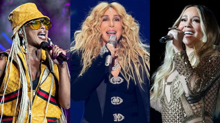 Mary Jane Blige Cher Mariah Carey  . AP