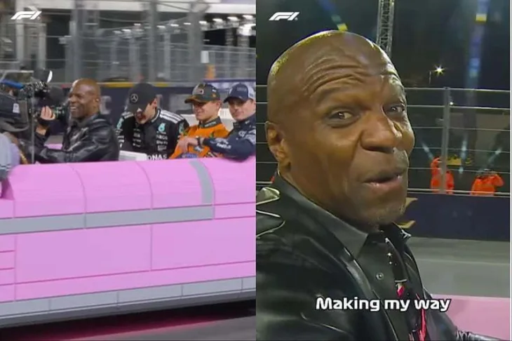 Terry Crews u LEGO Cadillacu raspjevao F1 zvijezde