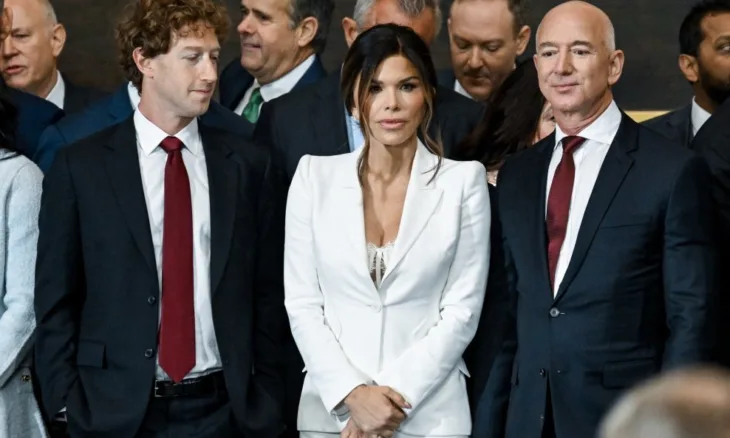 Lauren Sanchez i Jeff Bezos na inauguraciji Donalda Trumpa