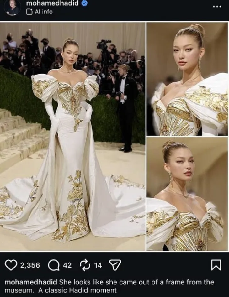 Gigi Hadid ai fotografija