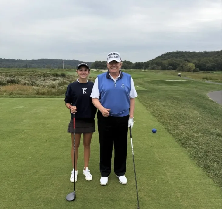 Kai i Donald Trump/ Instagram