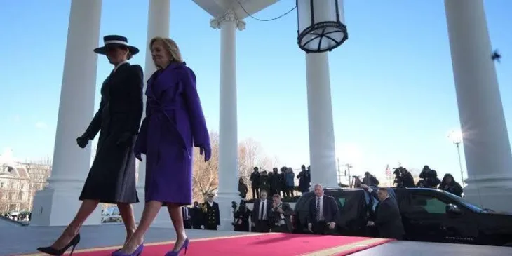 jill biden i melania trump/epa