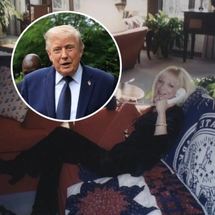 Trump i misteriozna plavuša