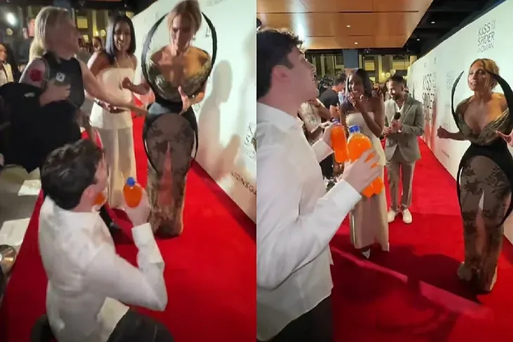 Harry Daniels pao na koljena kada je vidio J Lo