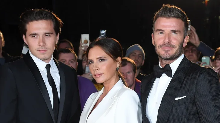 Brooklyn, Victoria i David Beckham