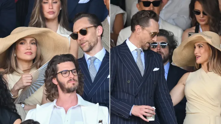 Jennifer Lopez i Tom Hiddleston wimbledon