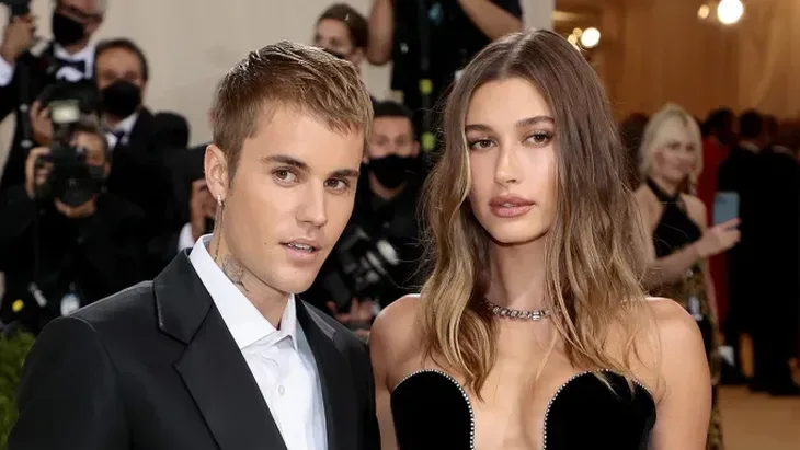 Justin and Hailey Bieber getty H 2024