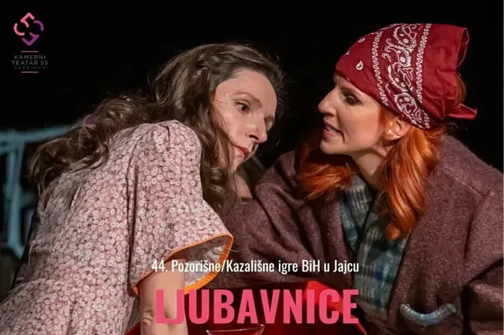 Predstava Ljubavnice 2 jula na 44 Pozorisnim Kazalisnim igrama u Jajcu