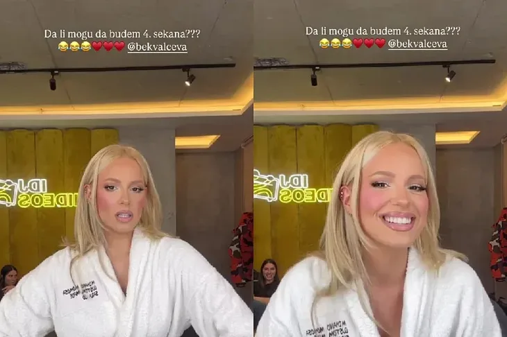 Sara Jo Sara Jovanović  imitirala kolegicu Natašu Bekvalac