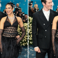 Dua Lipa pozirala na Met Gali s partnerom