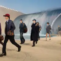 Louis Vuitton vodopad modna tevija u parizu