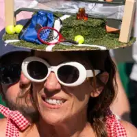 Wimbledon sesir zena