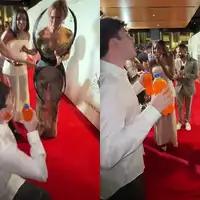 Harry Daniels pao na koljena kada je vidio J Lo