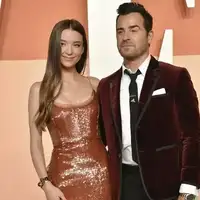Justin Theroux Nicole Brydon Bloom Photo: AP PHOTO