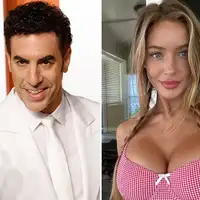 Sacha Baron Cohen Hannah Palmer