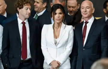 Lauren Sanchez i Jeff Bezos na inauguraciji Donalda Trumpa