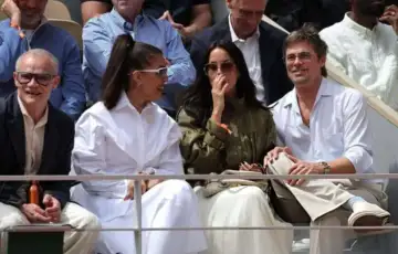 Brad Pitt Ines de Ramon