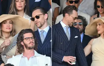 Jennifer Lopez i Tom Hiddleston wimbledon