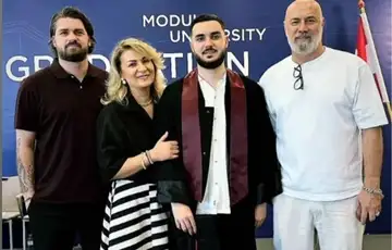 Filip, Ana, Sergio i Sergej Barbarez Ana Barbarez